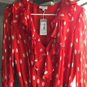 Ghost London Everly Red Dress
